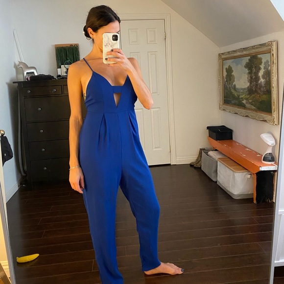 Royal blue play suit - Picture 1 of 3